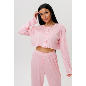 Пижама женская 2244/1 компьютерка (р-ры: 44-52) розовый