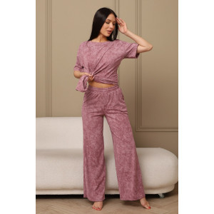 Костюм двойка женский 724 кулирка (р-ры: 44-54) сухая роза-варенка Костюм двойка женский 724 кулирка (р-ры: 44-54) сухая роза-варенка