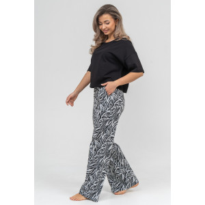 Костюм двойка женский №36900 кулирка (р-ры: 46-56) серый