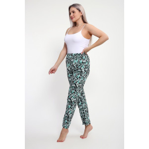 Брюки женские №068 кулирка (р-ры: 48-62) зеленый