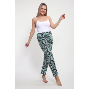 Брюки женские №068 кулирка (р-ры: 48-62) зеленый