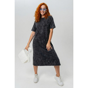 Платье женское №14406/1 кулирка с лайкрой (р-ры: 44-62) черный варенка