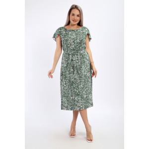 Платье женское №065 кулирка (р-ры: 48-62) зеленый Платье женское №065 кулирка (р-ры: 48-62) зеленый