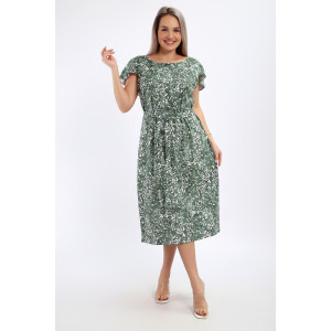 Платье женское №065 кулирка (р-ры: 48-62) зеленый Платье женское №065 кулирка (р-ры: 48-62) зеленый