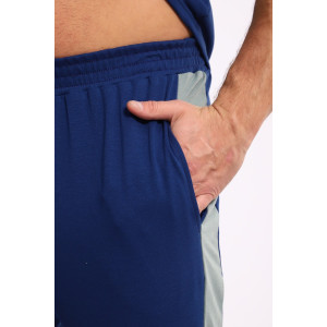 Костюм двойка мужской №35282 интерлок-футер (р-ры: 48-54) индиго Костюм двойка мужской №35282 интерлок-футер (р-ры: 48-54) индиго