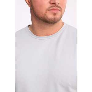 Костюм двойка мужской №35282 интерлок-футер (р-ры: 48-54) серый