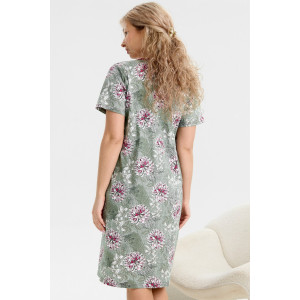 Халат женский №37002 кулирка (р-ры: 48-56) хаки