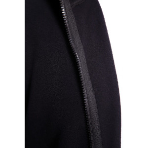 Худи мужское №36992 флис (р-ры: 46-52) черный