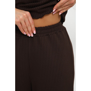 Костюм двойка женский №85557 лапша (р-ры: 42-56) шоколадный Костюм двойка женский №85557 лапша (р-ры: 42-56) шоколадный