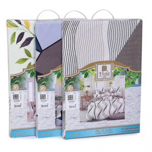 Постельное белье поплин стандарт на резинке ПВ31-1496