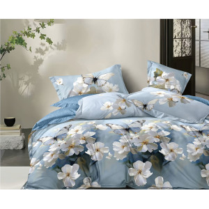 Постельное белье зима-лето поплин стеганый с окантовкой ЗЛПО30-1478