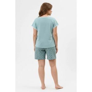 Пижама женская "Луна-2" кулирка (р-ры: 48-58) светло-зеленый