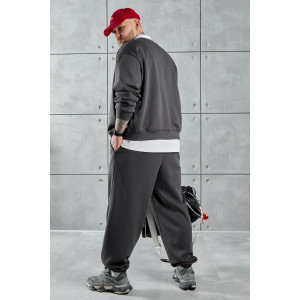 Костюм двойка мужской "Лининг-3" лининг (р-ры: 48-58) графитовый