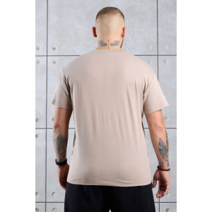Футболка мужская "Джек-2" кулирка (р-ры: 48-58) бежевый