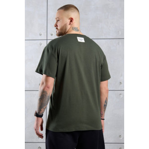 Футболка мужская "Джек-1" кулирка (р-ры: 48-58) темно-зеленый