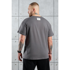 Футболка мужская "Джек-1" кулирка (р-ры: 48-58) графитовый