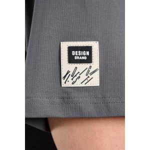 Футболка мужская "Арчи-1" кулирка с лайкрой (р-ры: 48-58) серый