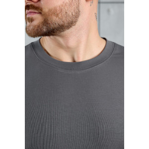 Футболка мужская "Арчи-1" кулирка с лайкрой (р-ры: 48-58) серый