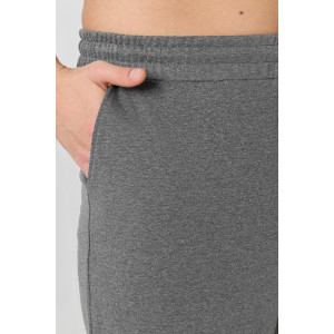 Брюки мужские "Акс" футер 2-х нитка с лайкрой (р-ры: 48-58) серый