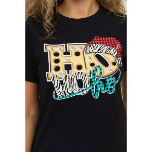 Костюм двойка женский 1466/3 кулирка (последний размер) черный-зеленый 50