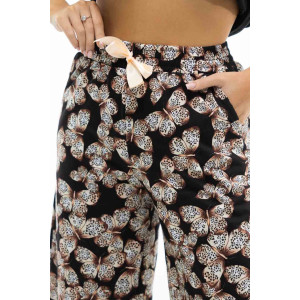 Костюм двойка женский 1958/1 кулирка (последний размер) черный-2 54