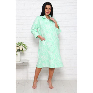 Халат женский Х9 капитоний (последний размер) салатовый 50,52,56