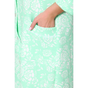 Халат женский Х9 капитоний (последний размер) салатовый 50,52,56