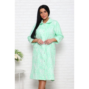 Халат женский Х9 капитоний (последний размер) салатовый 50,52,56