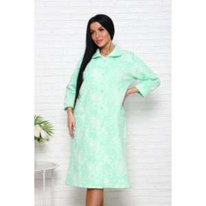 Халат женский Х9 капитоний (последний размер) салатовый 50,52,56