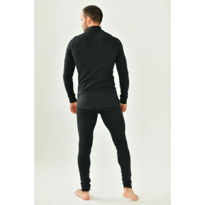 Костюм двойка мужской "Термобелье. Базовое" 2125-Рн трикотаж (последний размер) чёрный 40,52