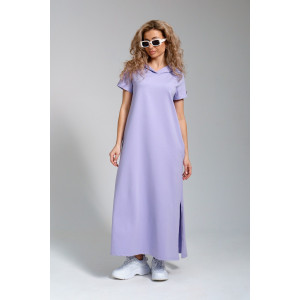 Платье-мантия женское 970 кулирка с лайкрой пенье (последний размер) лиловый 44,50,54,58