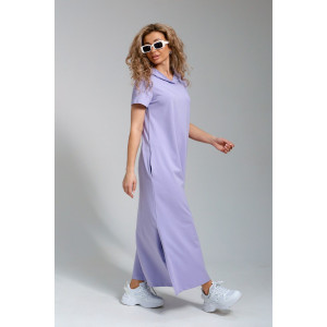 Платье-мантия женское 970 кулирка с лайкрой пенье (последний размер) лиловый 44,50,54,58