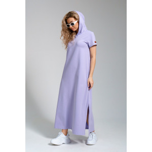 Платье-мантия женское 970 кулирка с лайкрой пенье (последний размер) лиловый 44,50,54,58