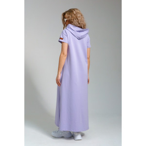 Платье-мантия женское 970 кулирка с лайкрой пенье (последний размер) лиловый 44,50,54,58