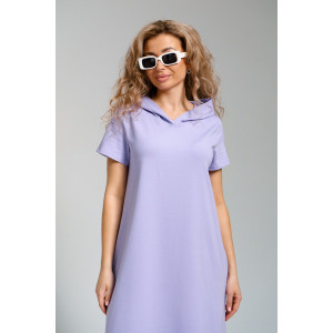 Платье-мантия женское 970 кулирка с лайкрой пенье (последний размер) лиловый 44,50,54,58