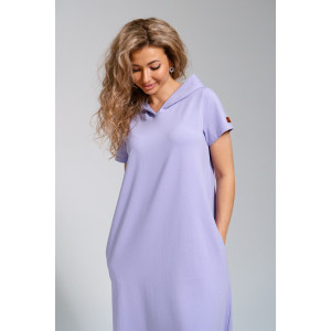 Платье-мантия женское 970 кулирка с лайкрой пенье (последний размер) лиловый 44,50,54,58