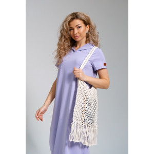 Платье-мантия женское 970 кулирка с лайкрой пенье (последний размер) лиловый 44,50,54,58