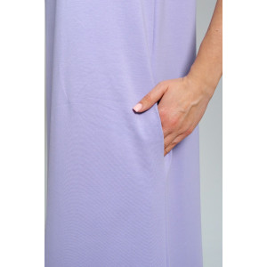 Платье-мантия женское 970 кулирка с лайкрой пенье (последний размер) лиловый 44,50,54,58