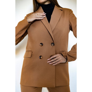 Костюм двойка женский КД-070ТР туран (последний размер) бежевый 46