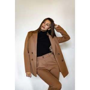 Костюм двойка женский КД-070ТР туран (последний размер) бежевый 46