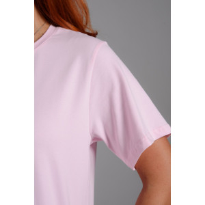 Платье женское №7477 кулирка с лайкрой (р-ры: 42-56) розовый