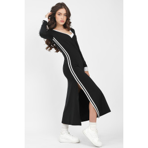 Платье женское SP1808CH трикотаж стрейч (р-ры: 42-48) черный