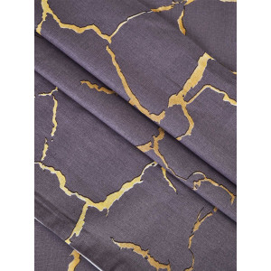 Пододеяльник бязь на молнии "Кракле" серый (последний размер) 220х240