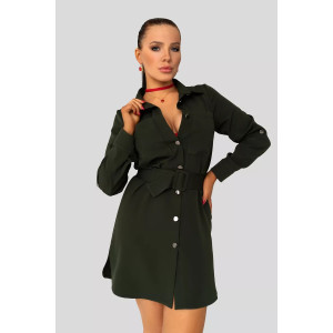 Платье женское ПЛ-161БР/ХАК прада (последний размер) хаки 50 Платье женское ПЛ-161БР/ХАК прада (последний размер) хаки 50