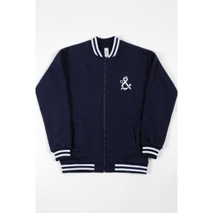 Бомбер детский SP2214 трикотаж стрейч (р-ры: 140-164) синий Бомбер детский SP2214 трикотаж стрейч (р-ры: 140-164) синий