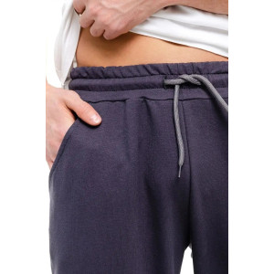 Брюки мужские ДМ-002 футер 2-х нитка (р-ры: S-XXL) графит Брюки мужские ДМ-002 футер 2-х нитка (р-ры: S-XXL) графит