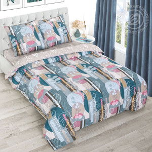 Постельное белье поплин на резинке "Ирвинг" Постельное белье поплин на резинке "Ирвинг"