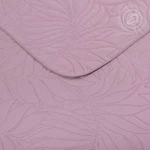 Покрывало полисатин ультрастеп "Сиреневый" с кантом
