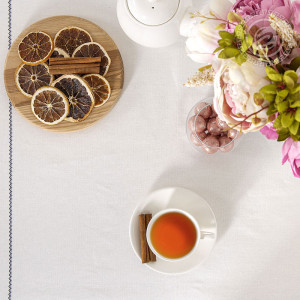 Скатерть из рогожки "Мережка"