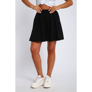 Юбка-шорты женская "Леди" хлопок с лайкрой (р-ры: 40-54) черный